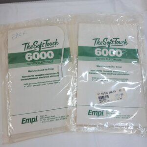 Empi set 2 The Soft Touch 6000 series Electrode 198816 4x6" muscle electrodes